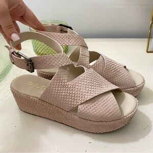 NEW ankle Wrap Platform Wedges